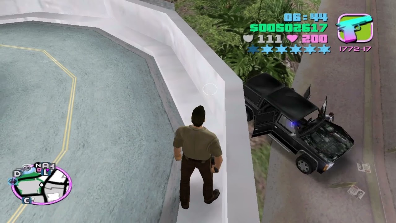 gta vc police chase with police uniform