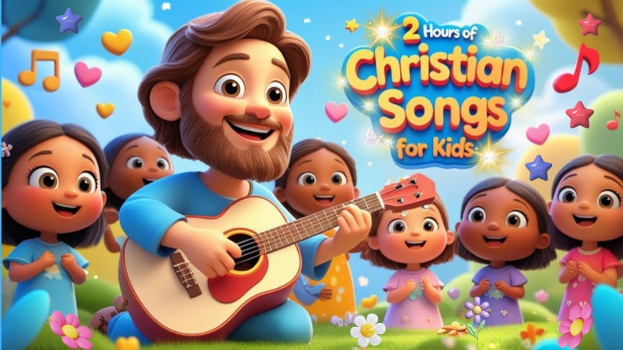 2 Hours Christian Kids Songs 🎶 Praise & Worship, Bible Songs for Children | Jesus Music for Kids