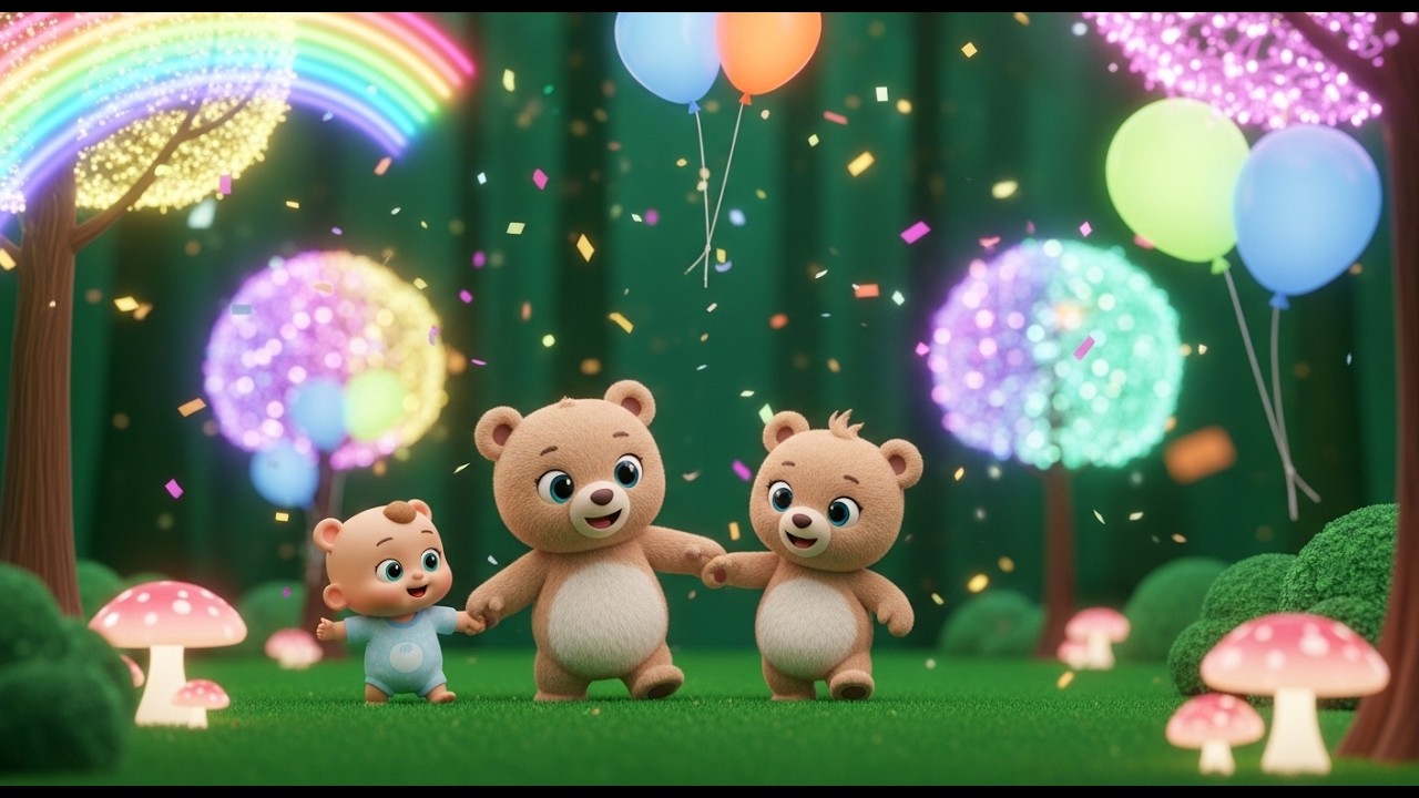 Tiny Tots World: Magical Forest Bear Dance 🌳✨ | Cute Babies Spin & Play in 3D Adventure!