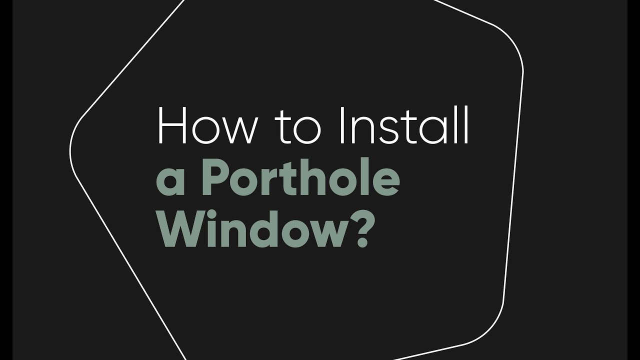 FDomes Glamping Porthole Window Installation