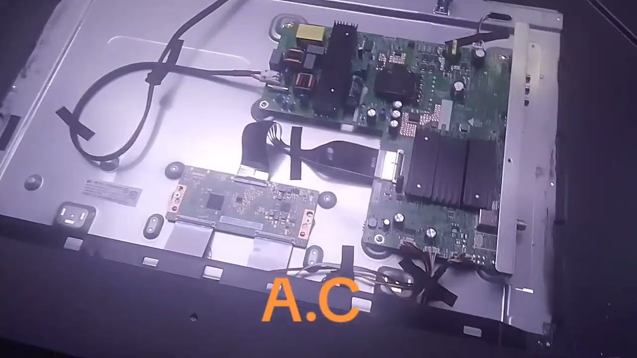 Reparación de Televisor SÍRAGON SMART 59DB7000 falla de video no se veía integrado controlador malo