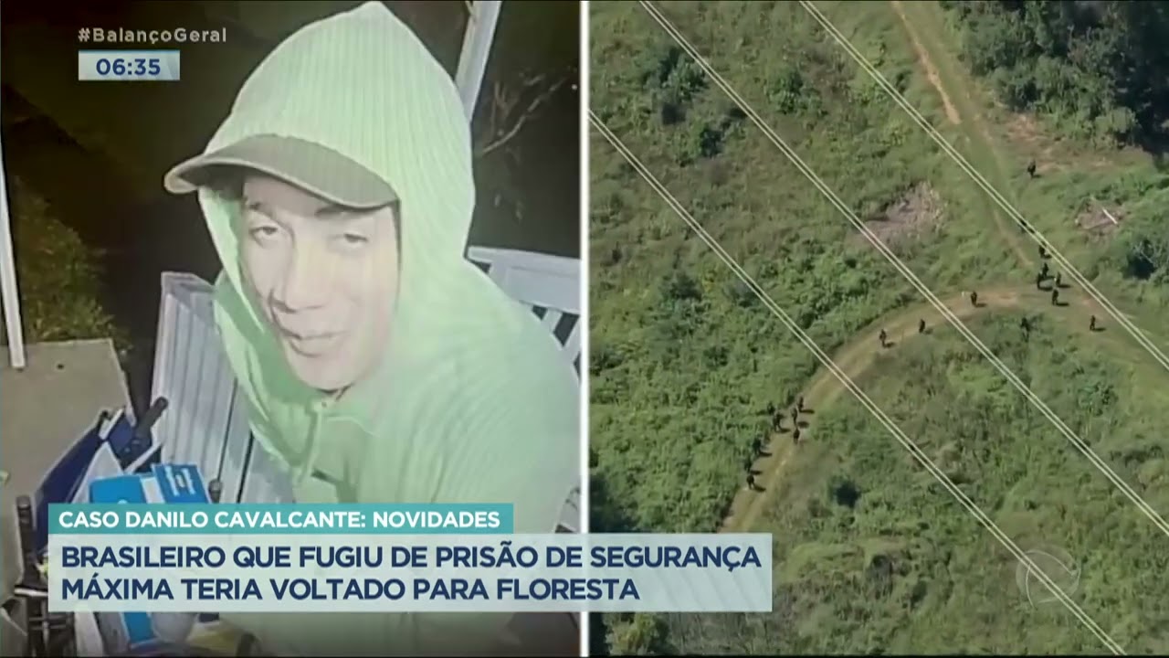 Brasileiro que fugiu da prisão nos EUA pode ter voltado para a floresta