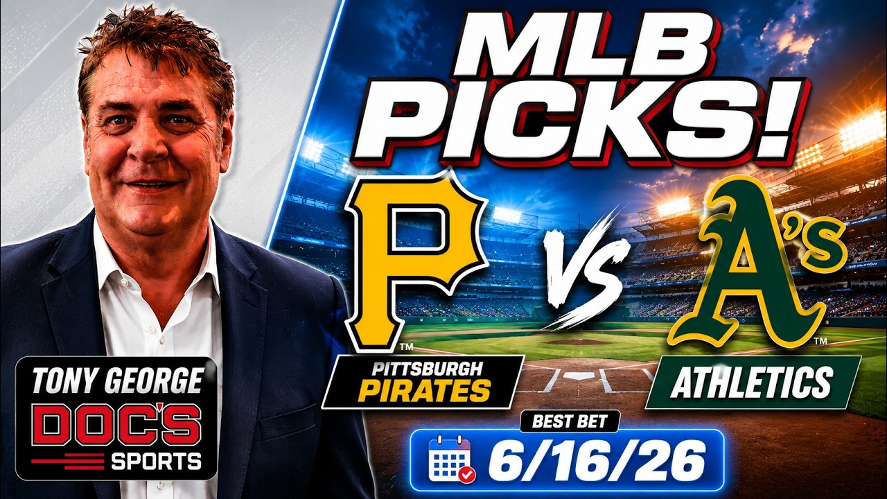 MLB Picks and Predictions - Pittsburgh Pirates vs Athletics, 6/16/26 Free Best Bets & Odds