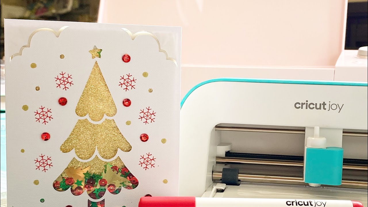 Let’s Create a Shaker Card with our Cricut Joy machine!