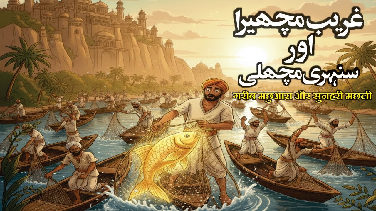 Gareeb Machara Or Sonahri Machli ka Kissa| Moral Stories | Urdu Kahniya| Story In Hindi|