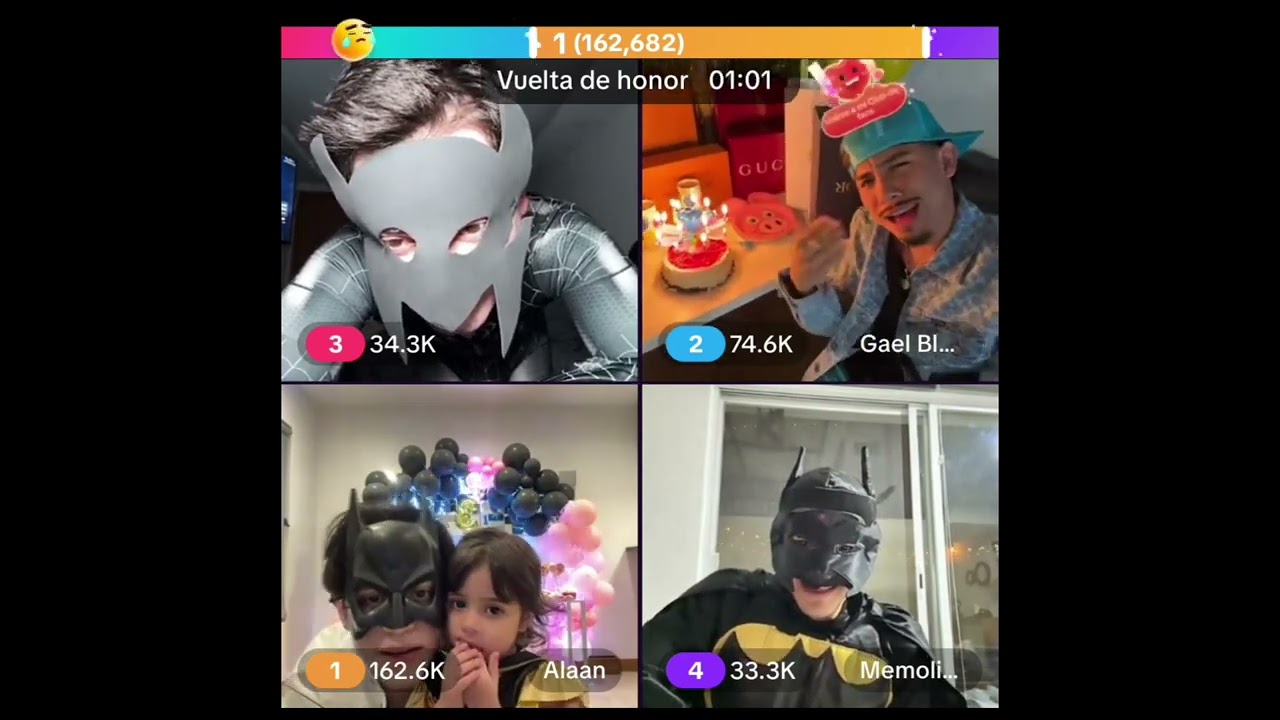 Gael bloqueado le da  en directo una sorpresa por su cumpleaños a Isabela hermana de Alan Arrieta