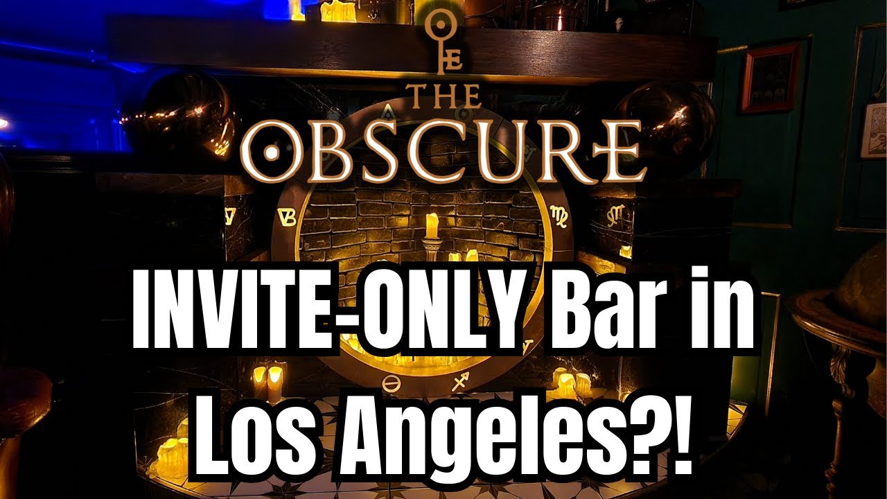 The Obscure - Hidden (Invite-only) Bar in Los Angeles