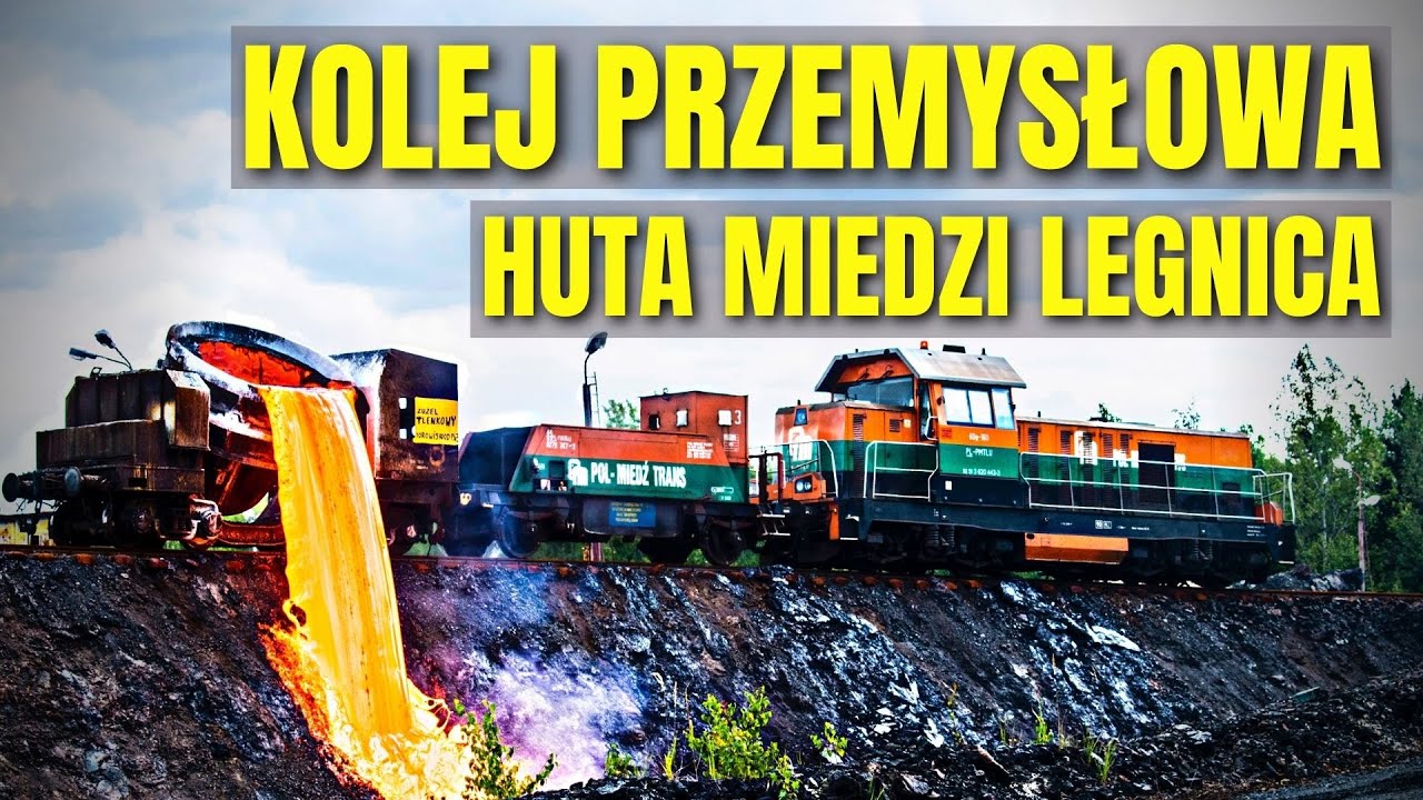 KOLEJ PRZEMYSŁOWA [HUTA MIEDZI LEGNICA - WYLEWANIE PŁYNNEGO ŻUŻLA TLENKOWEGO Z KADZIOWOZU]