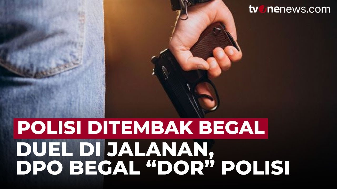Duel Maut di Jalan dengan Begal, Anggota Reskrim Kena Tembak! | OneNews Update