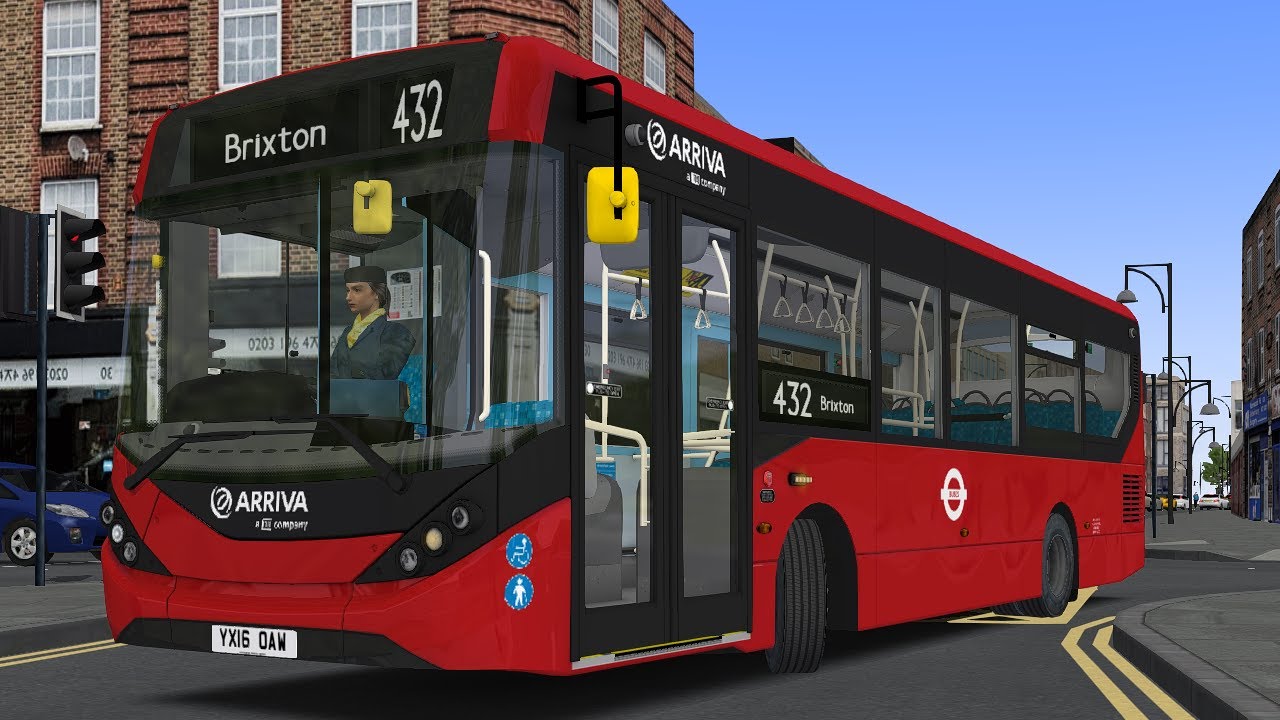 OMSI 2 London | Arriva throw out mini Enviro 200MMC onto Route 432 to Brixton