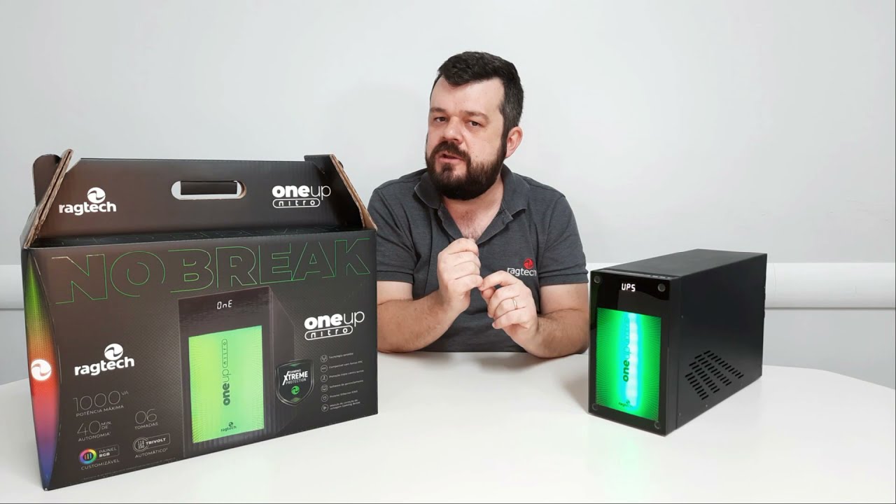 OneUP Nitro 1000VA da Ragtech - O primeiro e único Nobreak Gamer de verdade (agora na versão 1000VA)