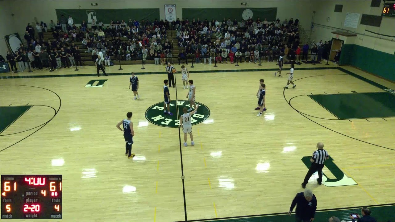 Morris Catholic vs Madison High School Boys' Varsity Basketball JP Flynn tournament Final