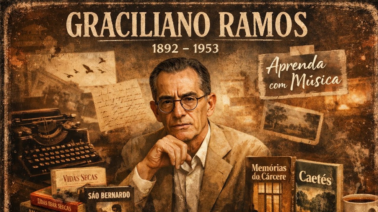 Graciliano Ramos: A Biografia Cantada (Cordel Didático 2026) @Saberfonia 