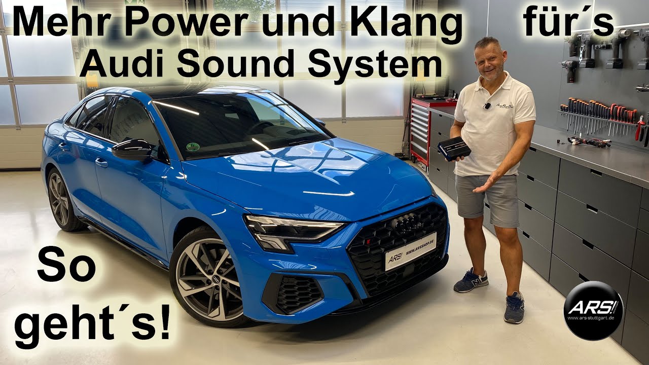 ASS mit mehr Bass und tollem Klang | Audi S3 Plug & Play Soundupgrade mit DSP-Endstufe Match Up6