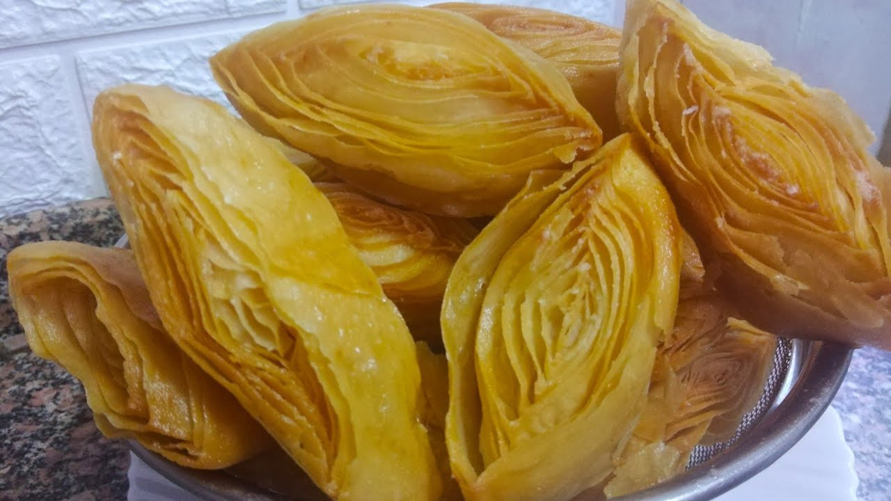 طريقه قريوش عين الجمل (حلوي الخشخاش) حلويات صيامي سريعه