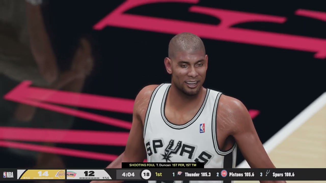 【2K26 NBA 】'00-'01 Los Angeles Lakers vs '97-'98 San Antonio Spurs