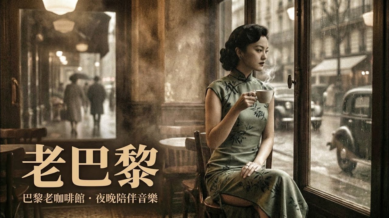 夜巴黎 Volume 4｜中文版巴黎夜晚音樂 Playlist 中文低吟・1920s Paris Night・靜靜陪伴