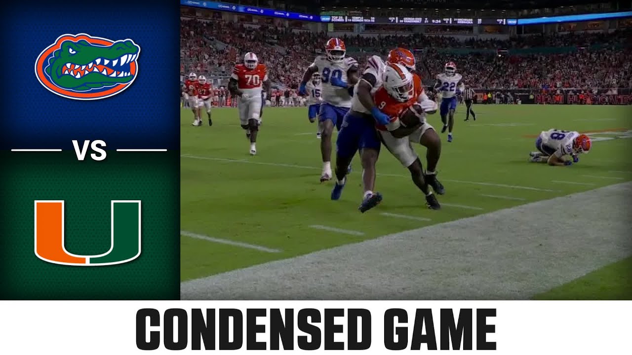 Florida vs. Miami Condensed Game | 2025 ACC Football