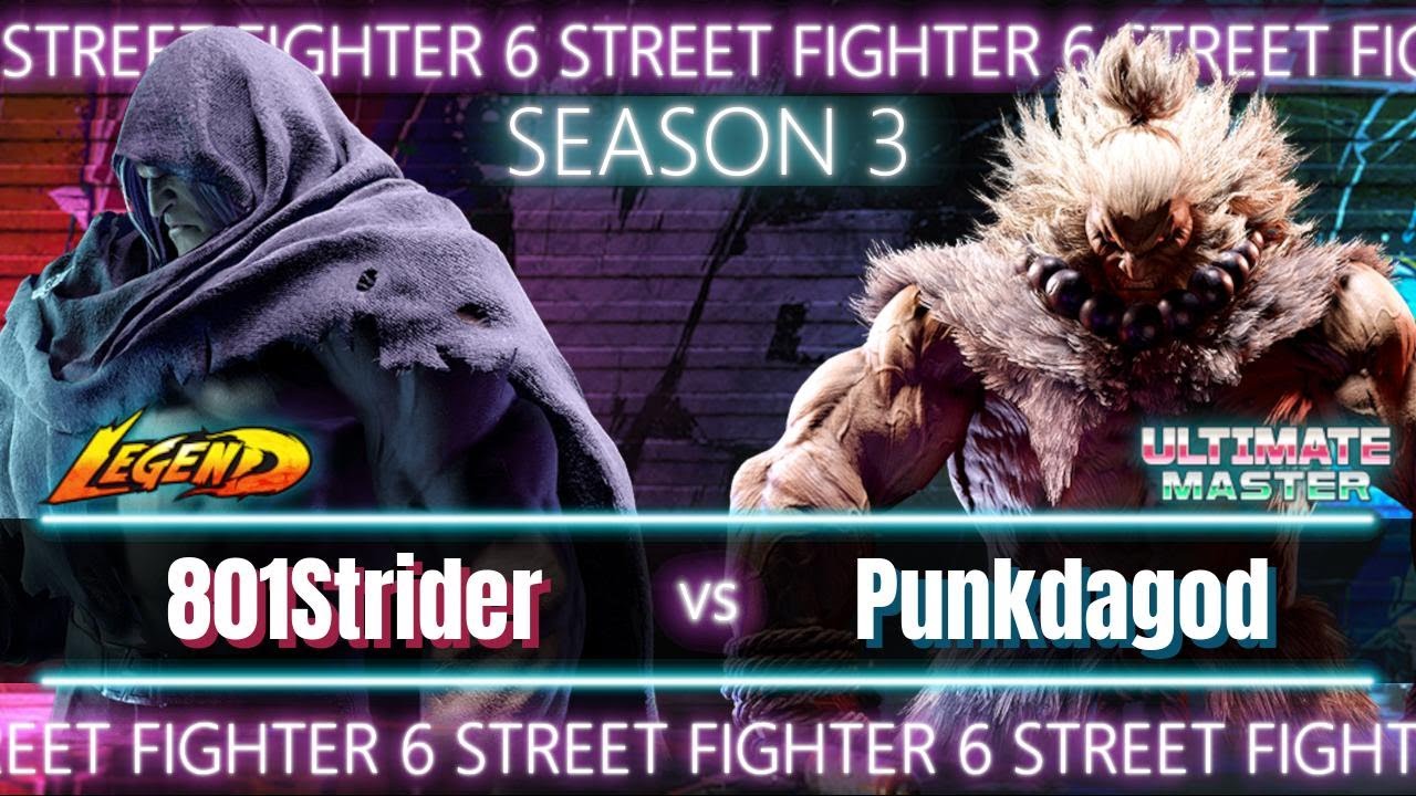 SEASON 3 🏆SF6 801Strider (M.Bison) vs Punk (Akuma)🏆