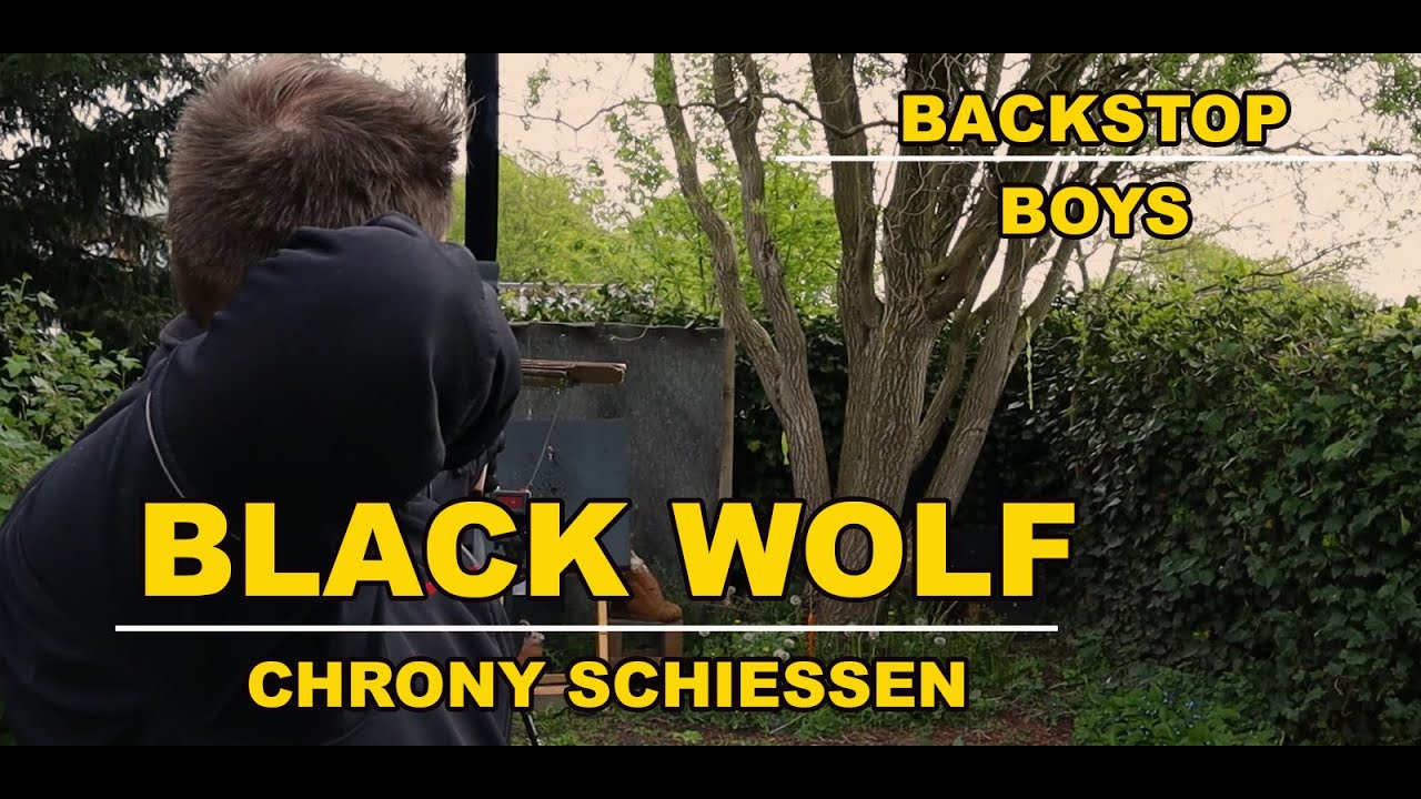 Chrony Test mit dem Black Wolf (32lbs) - Bogenschiessen  und Pfeilgeschwindigkeit messen.