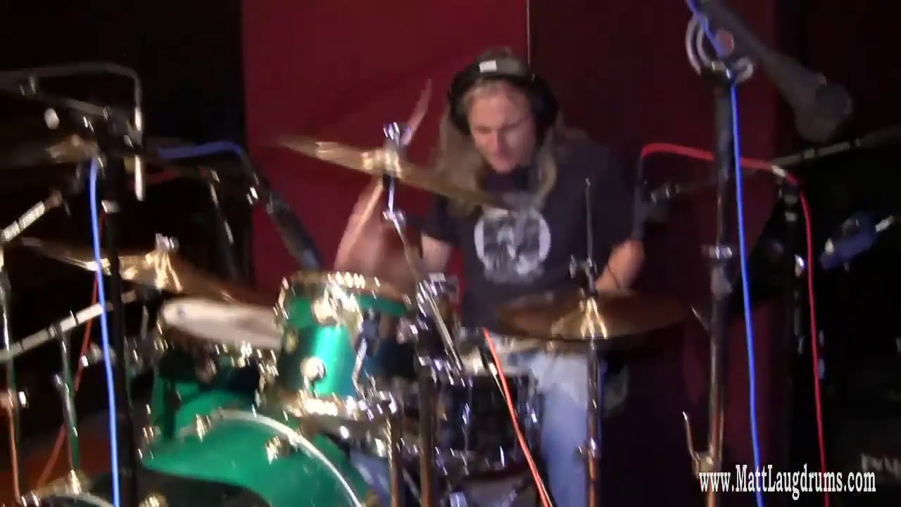 Online Session Drummer Matt Laug recording at Studio City Sound