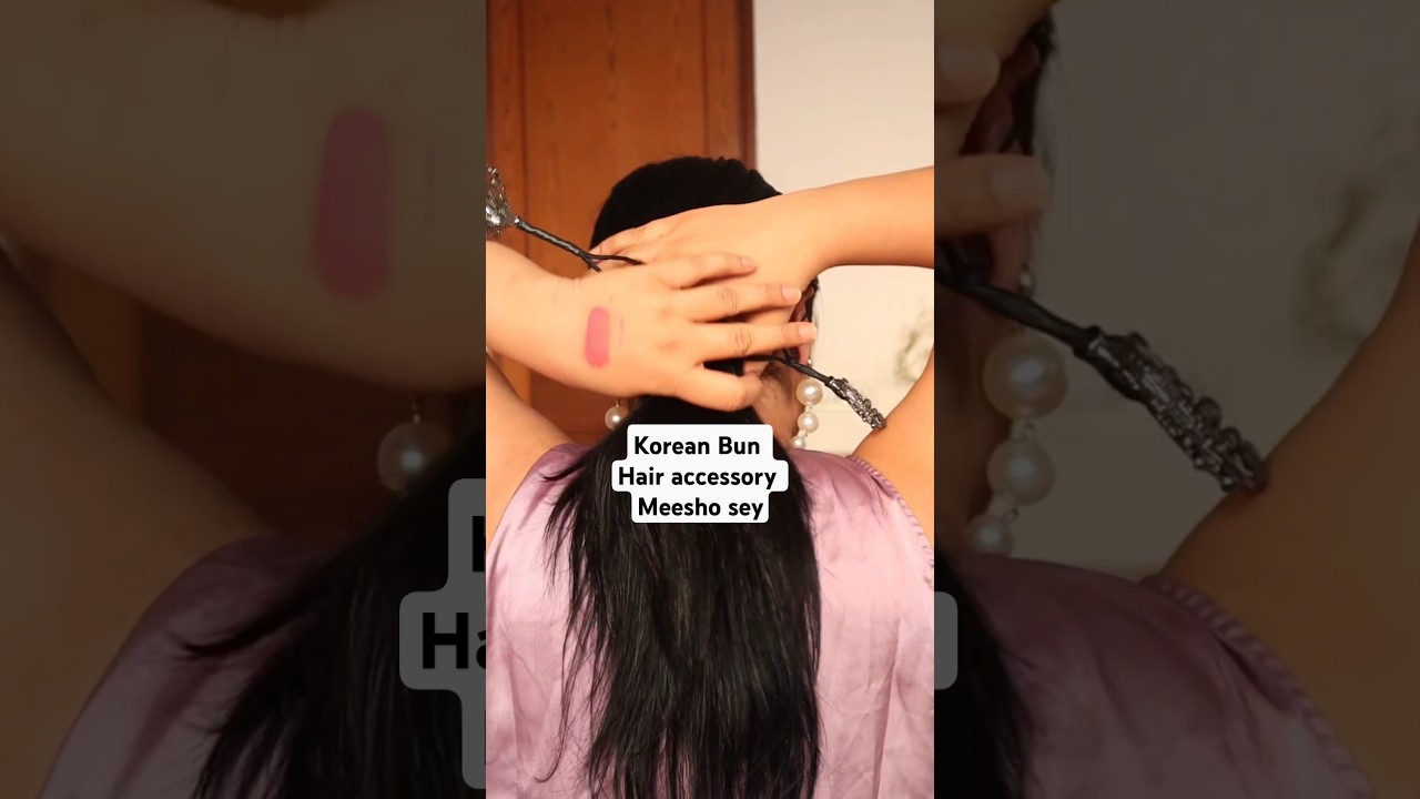 😲 Viral Bun Hair accessory Meesho sey : Korean Bun hairstyle