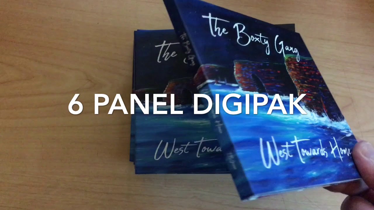 CD in 6 Panel Digipak | CD Duplication Ireland | Ireland's Largest CD Company