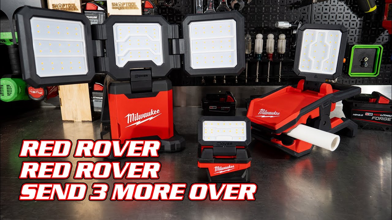 3 MORE New Lights - Milwaukee M18 ROVER LED Lights 2024 [1,000 to 4,500 LUMENS]