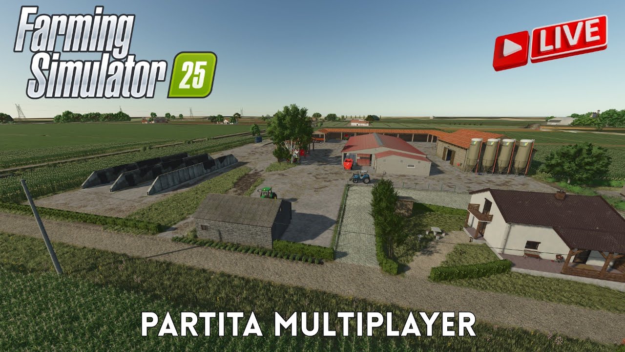 FS25 | LIVE DELLA DOMENICA | GIOCHIAMO IN MULTIPLAYER