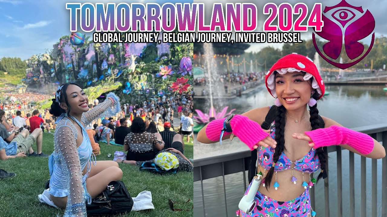 come to Tomorrowland Belgium 2024 with me | global journey, belgian journey, invited brussels