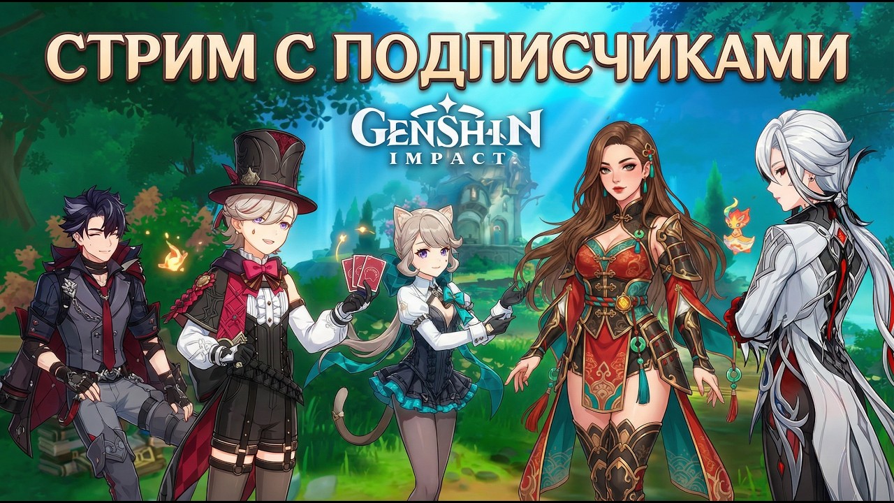 ИГРАЮ С ПОДПИСЧИКАМИ | GENSHIN IMPACT