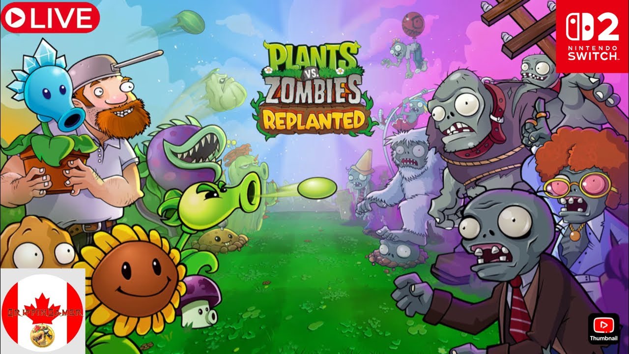 Plants vs Zombies: Replanted (Nintendo Switch 2) Playthrough Part 2!
