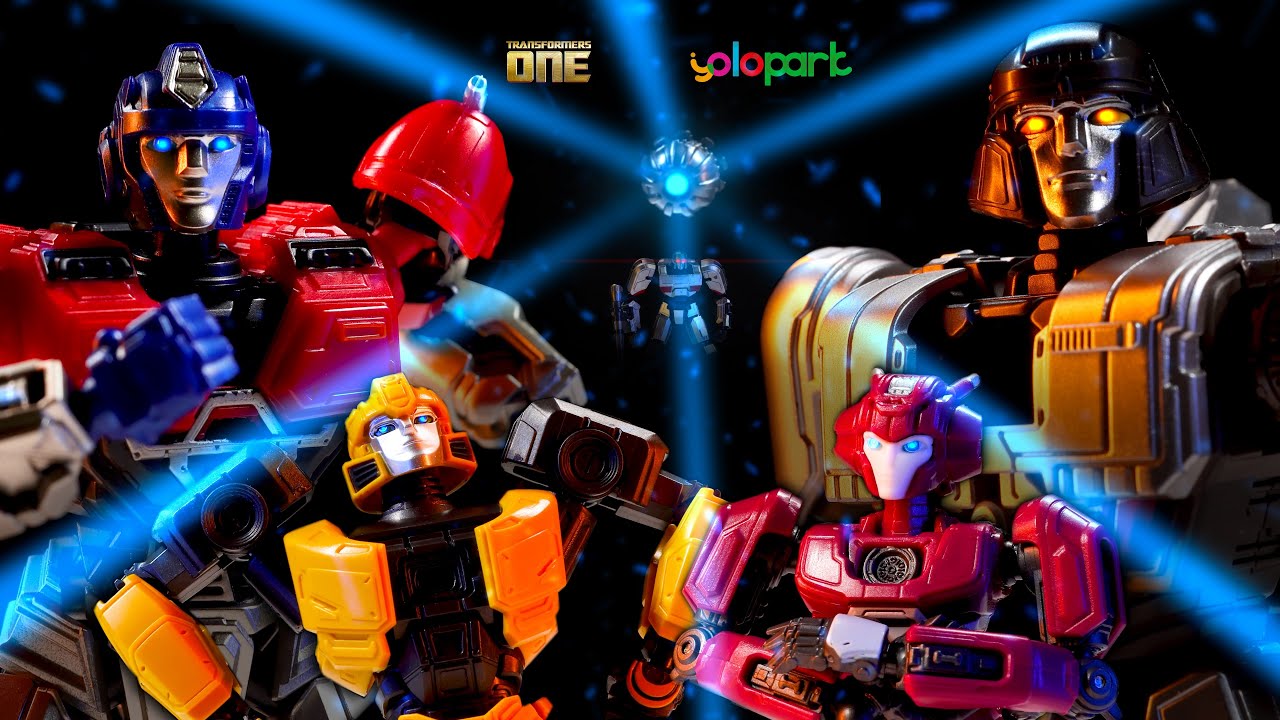 Transformers: ONE Stop Motion | Orion Pax, D-16, Elita-1 and B-127 find their T-Cog | Yolopark AMK