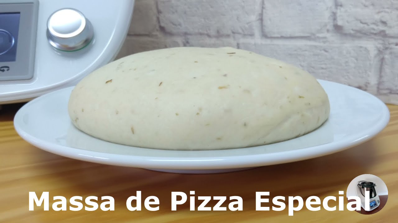 MASSA DE PIZZA ESPECIAL - Como fazer uma Massa de Pizza Especial na Bimby / Thermomix TM6 TM5 TM31