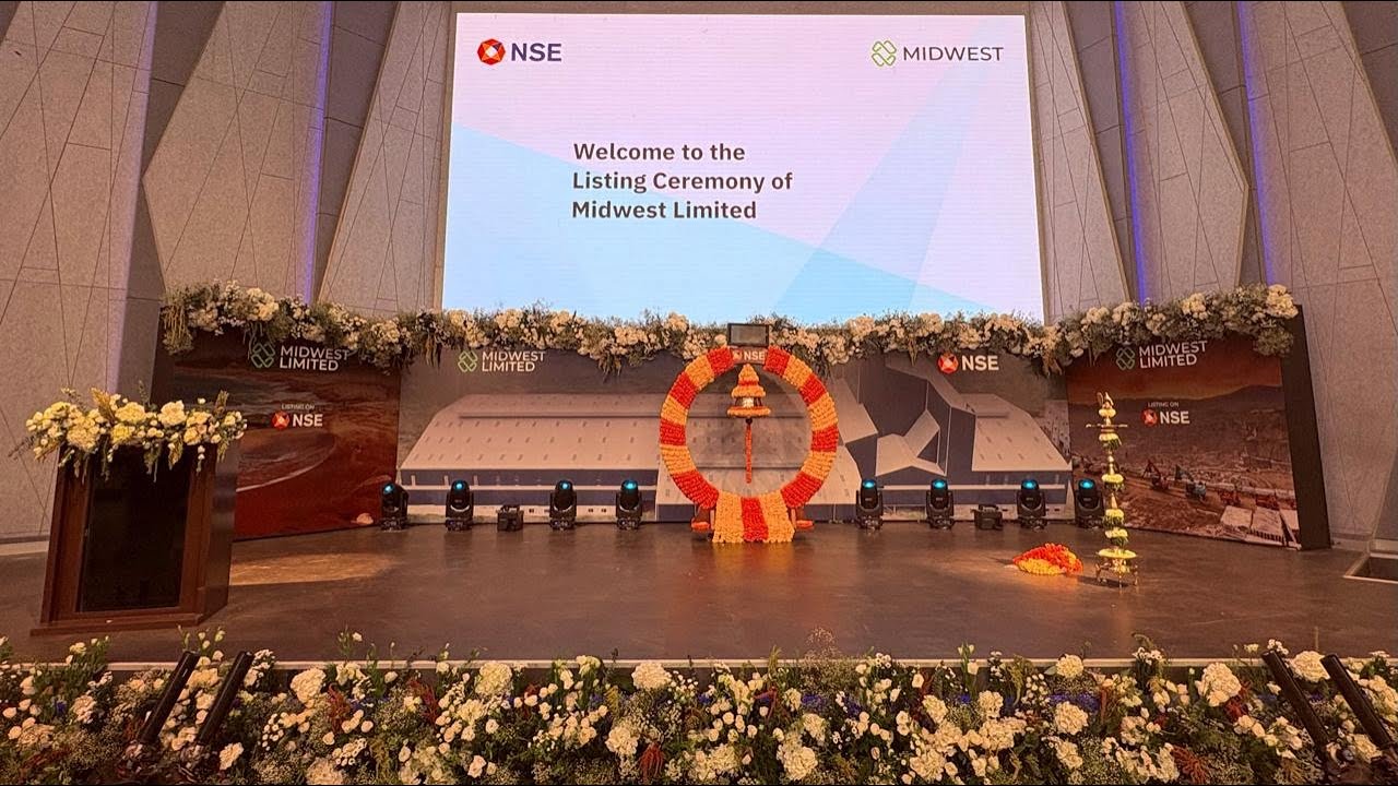 Listing ceremony of Midwest Limited