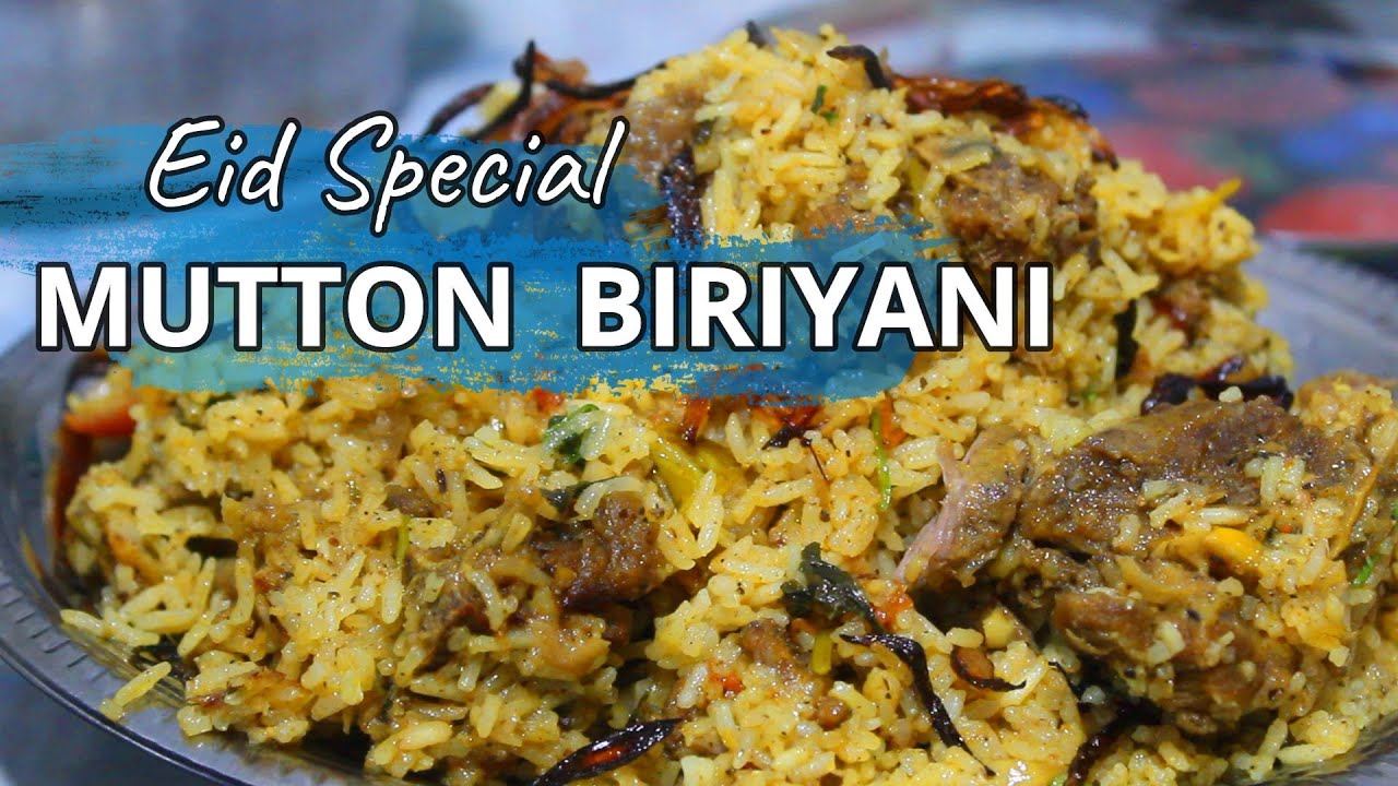 Eid Special MUTTON BIRIYANI / Eid Al-Fitr 2025 / Naveena's Tiny Tips / Srilankan food recipes