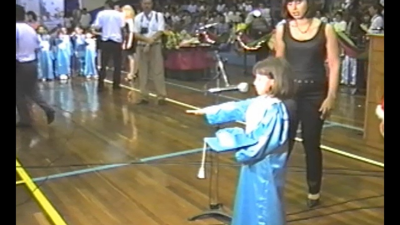 Formatura Letícia Reinoso -  Pré escola - Mace 1996