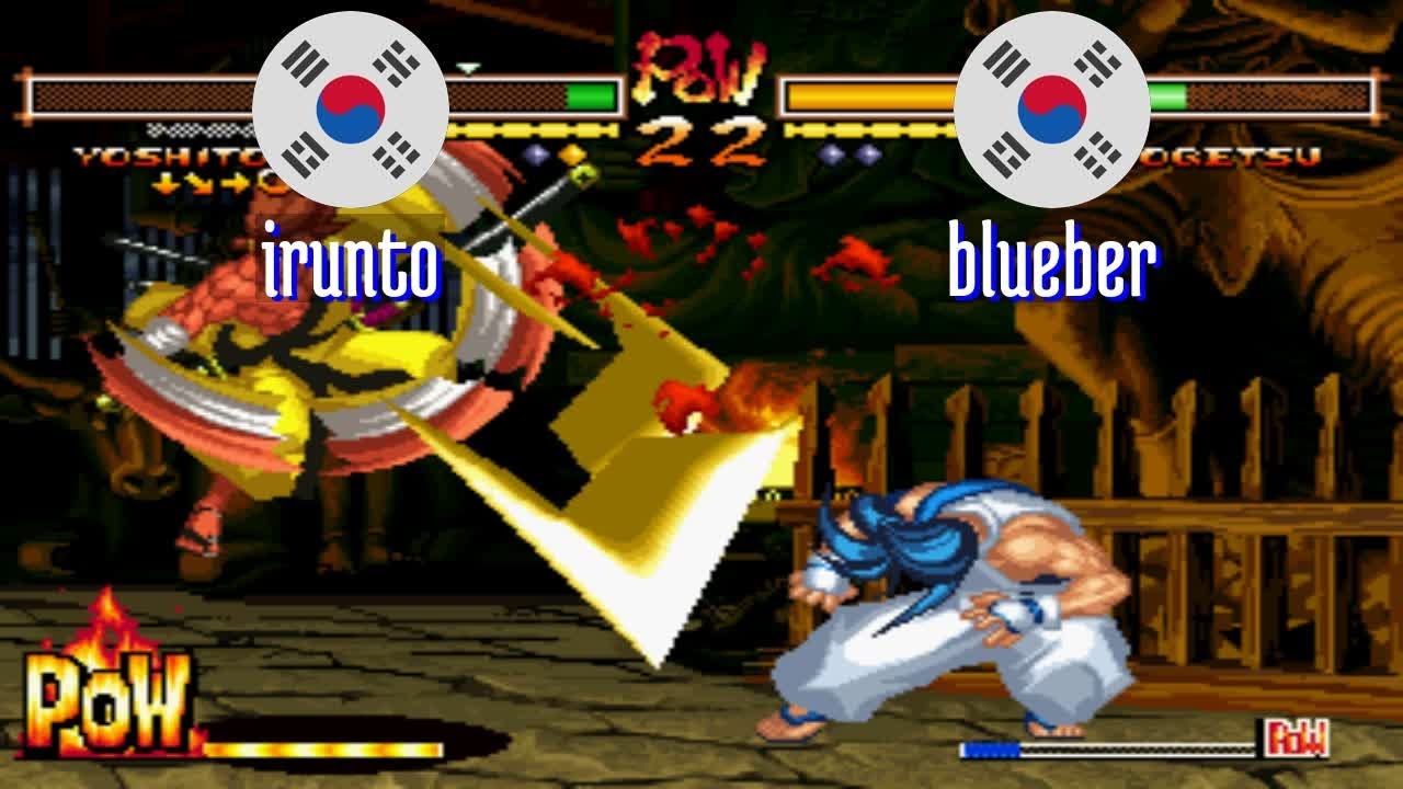 FT5 @samsh5sp: irunto (KR) vs blueber (KR) [Samurai Shodown V Special samsho5 Fightcade] Feb 13