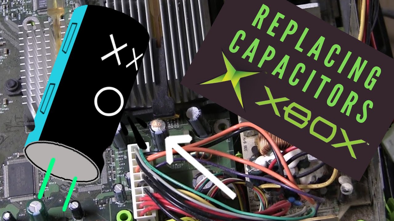 Modding The Original Xbox Part 8 - Capacitor Replacements