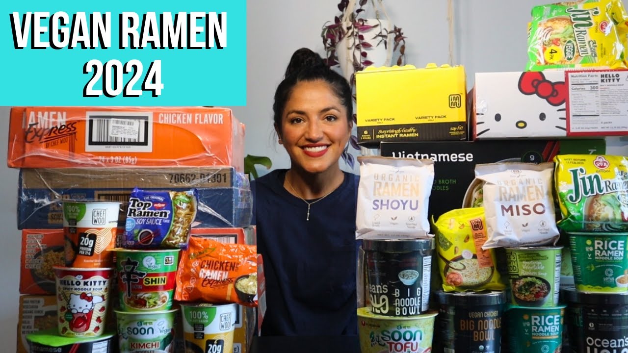 VEGAN RAMEN REVIEW 2024 | 19 Ramens | (Amazon Finds!)