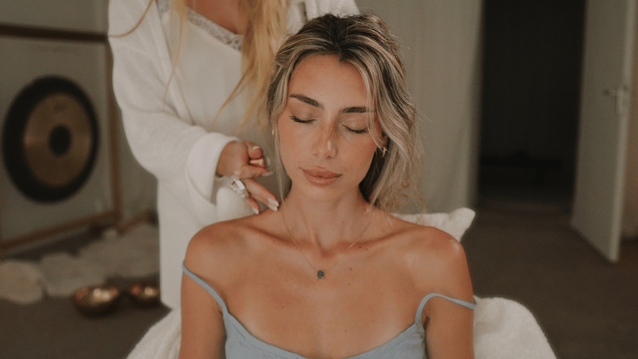 A calming reiki massage while you fall asleep (total release for women) Julia 🤍