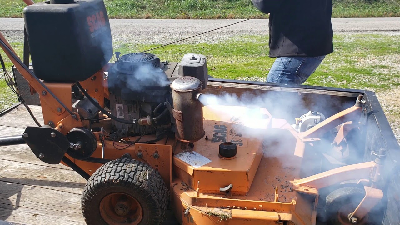 What's causing my engine to smoke? Kawasaki 4 cycle engine - Part 1