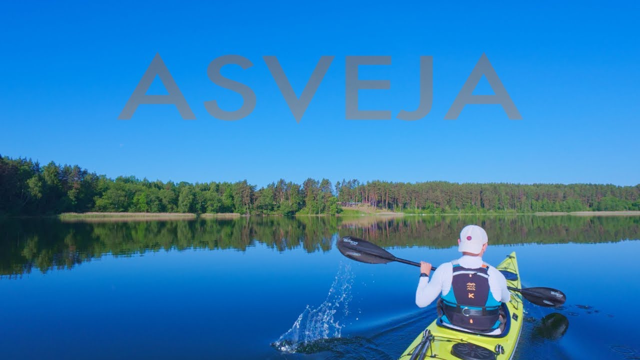 Asveja | Kayaking Lithuania | ASMR SlowTV