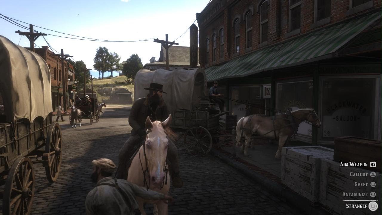 When you're actually just tryna chill in RDR2 (please fix in GTA 6)