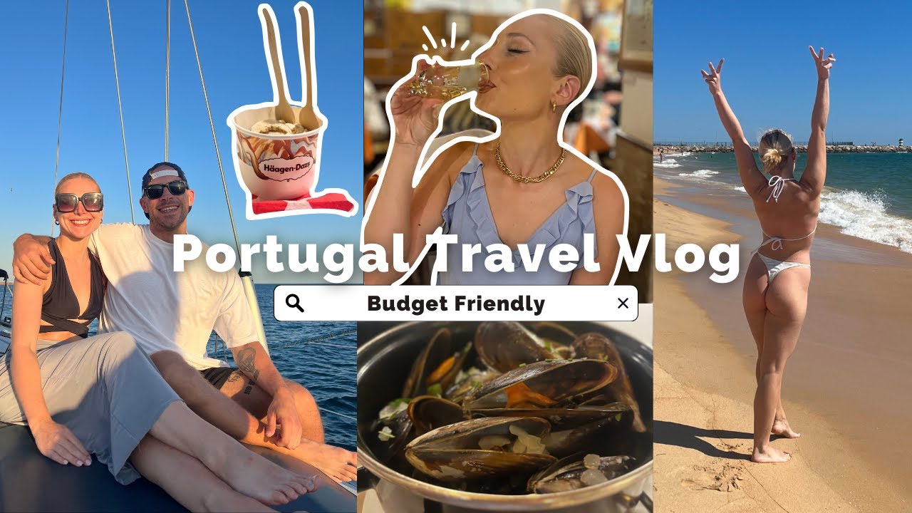 Vilamoura TRAVEL Vlog | Sunset yacht tour, restaurants, things to do (Budget Friendly!) ALGARVE 2023
