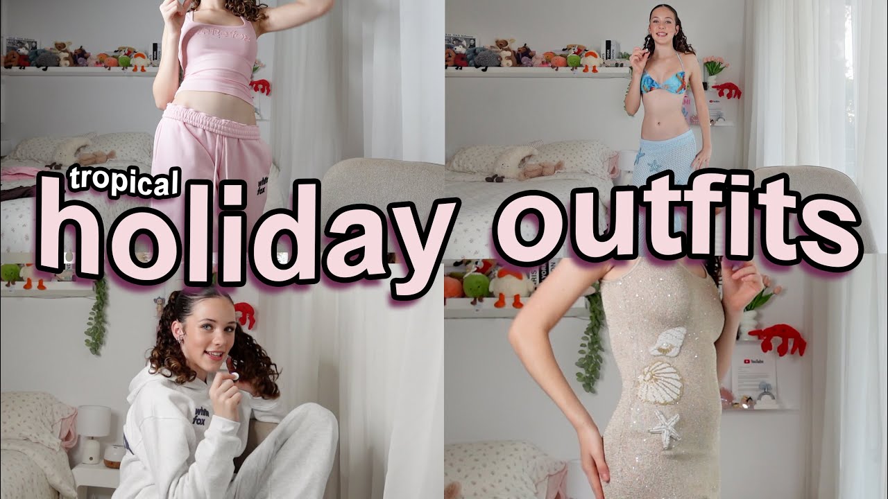 My Tropical Holiday Outfits 🏝️🌺