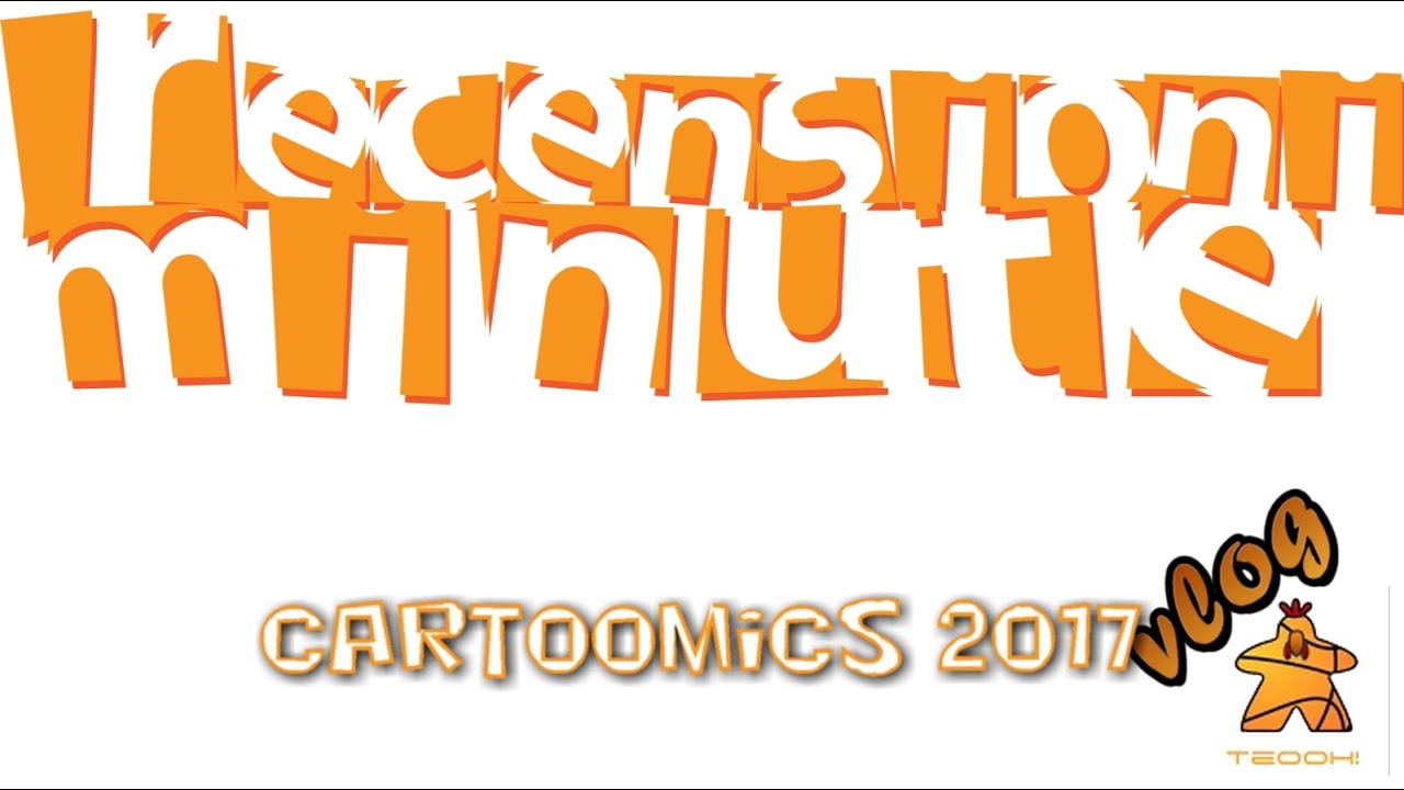 Recensioni Minute Vlog [089] - Cartoomics 2017 (Warstones, Sipario, Vanguard, Banana Bandits)