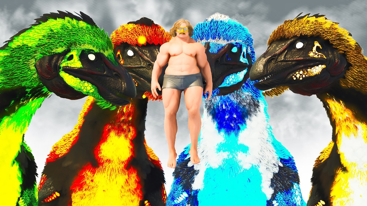 ALLE THERIZINOS IN OG MODDED (ARK Annunaki Ascended 9)