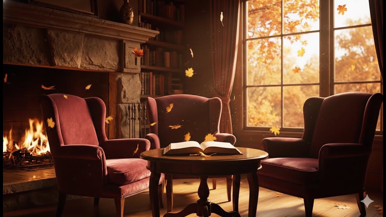 Cozy Autumn Music 🍁 Reading, Writing & Reflection