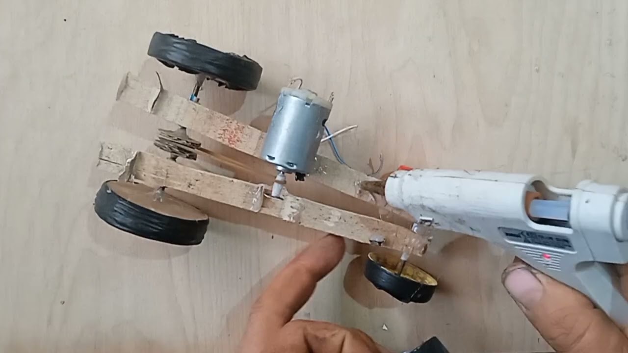 Building a 4-Wheel Electric Buggy with Motor and Battery